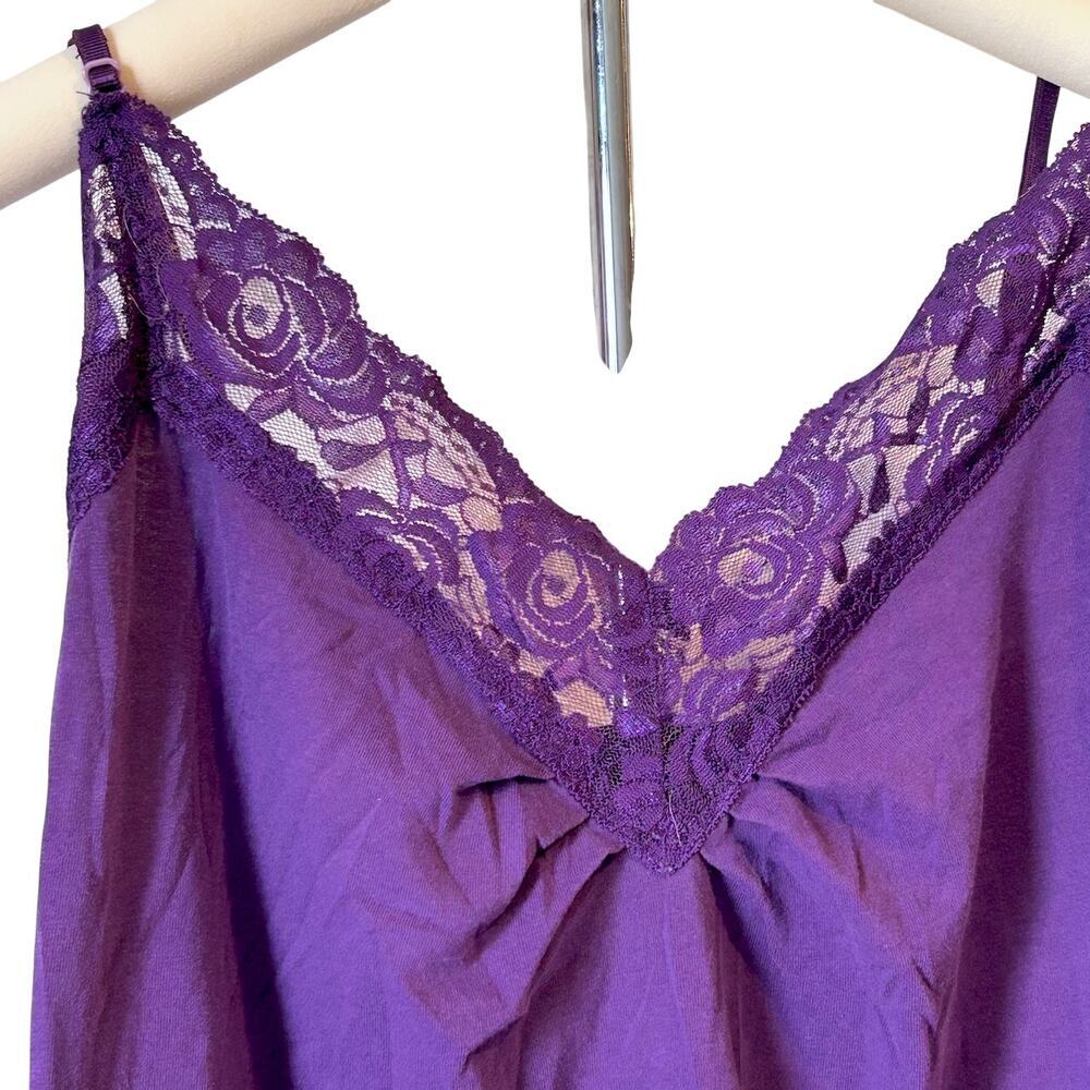VTG Y2K Vintage Lace Trim Fairy Grunge Tank Bella Swan Gossip Gilmore Girls MED - Picture 4 of 7